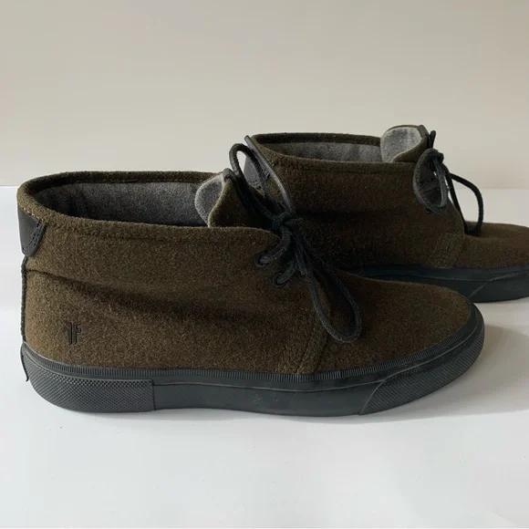Frye | Shoes | Frye Mens Ludlow Chukka Boots Wool Dark Green  display picture 1
